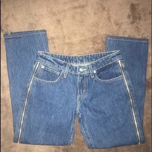 LF Carmar Zipper Cropped Jeans NWOT